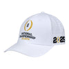 College Football Playoffs 2025 National Championship Game White Structured Adjustable Hat