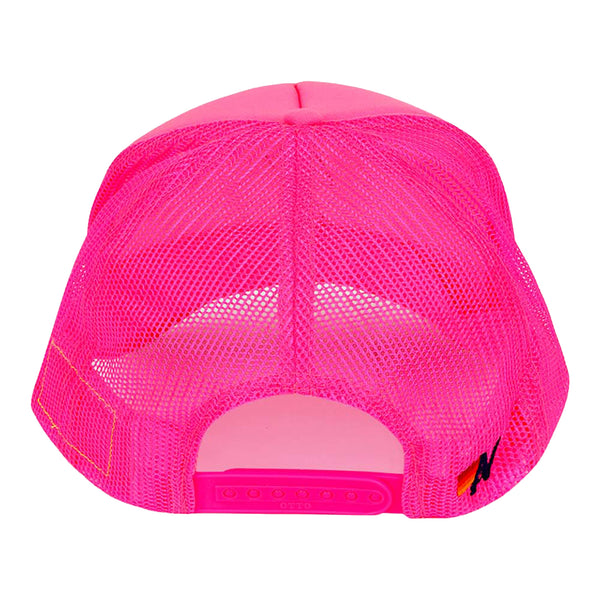 College Football Playoff 2025 Vintage Low Rise Pink Trucker Hat