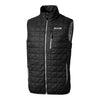 College Football Playoff 2025 Cutter & Buck Rainier PrimaLoft Eco Insulated Full Zip Black Puffer Vest