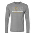 College Football Playoff 2025 National Championship Game Grey Long Sleeve T-Shirt - Front View