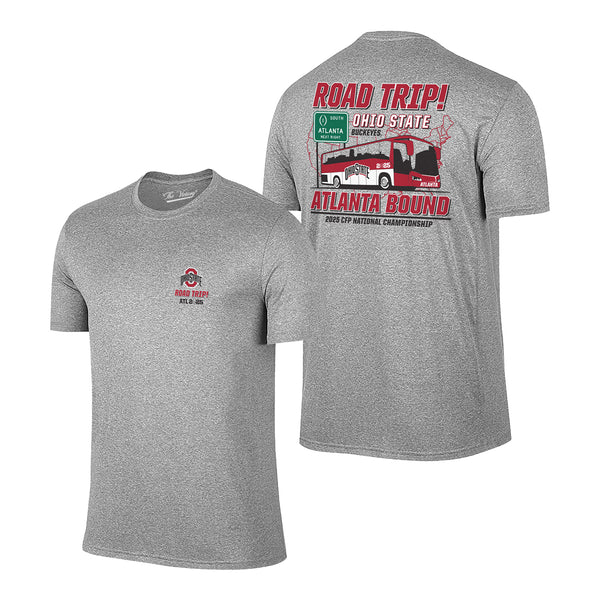 College Football Playoff 2025 Retro Brands Ohio State Road Trip T-Shirt