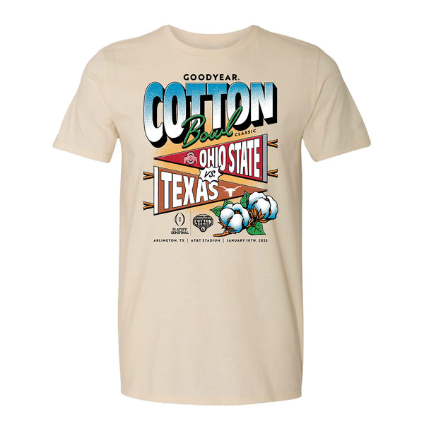 College Football Playoff 2025 Goodyear® Cotton Bowl Classic Head-To-Head T-Shirt