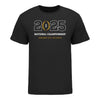 College Football Playoff 2025 National Championship Game Black T-Shirt