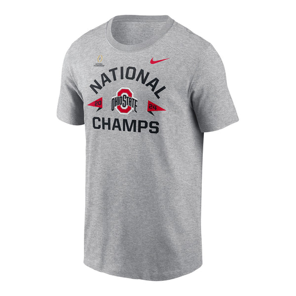 College Football Playoff 2025 National Champions Ohio State Focus, Execute, Win T-Shirt - Front View