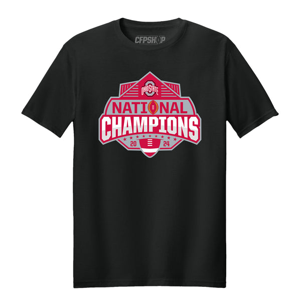 College Football Playoff 2025 National Champions Ohio State Champion Logo T-Shirt