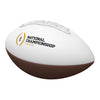 College Football Playoff 2025 National Championship Game Full Size Autograph Football - Back View