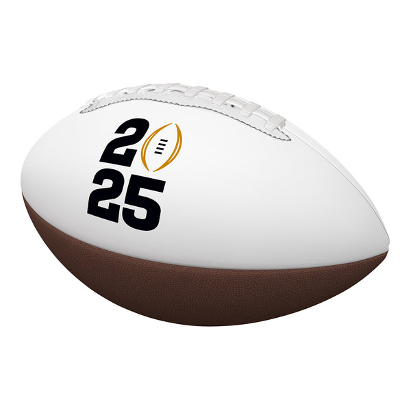 College Football Playoff 2025 National Championship Game Full Size Autograph Football - Front View