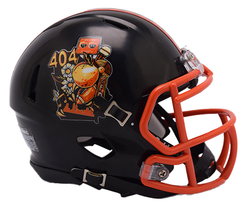 College Football Playoff 2025 Atlanta 404 Black Mini Helmet