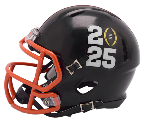 College Football Playoff 2025 Atlanta 404 Black Mini Helmet