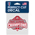 College Football Playoff 2025 National Champions Ohio State 4X4 Decal