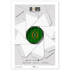 College Football Playoff Minimalist Mercedes-Benz Stadium Print 24" x 36"