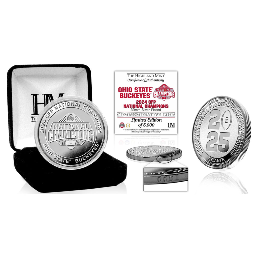 Ohio State 2025 CFP National Champions Silver Coin College Football