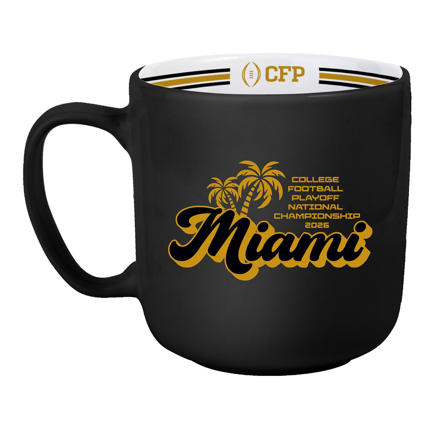 College Football Playoff Miami 2026 Logo Brands Mug