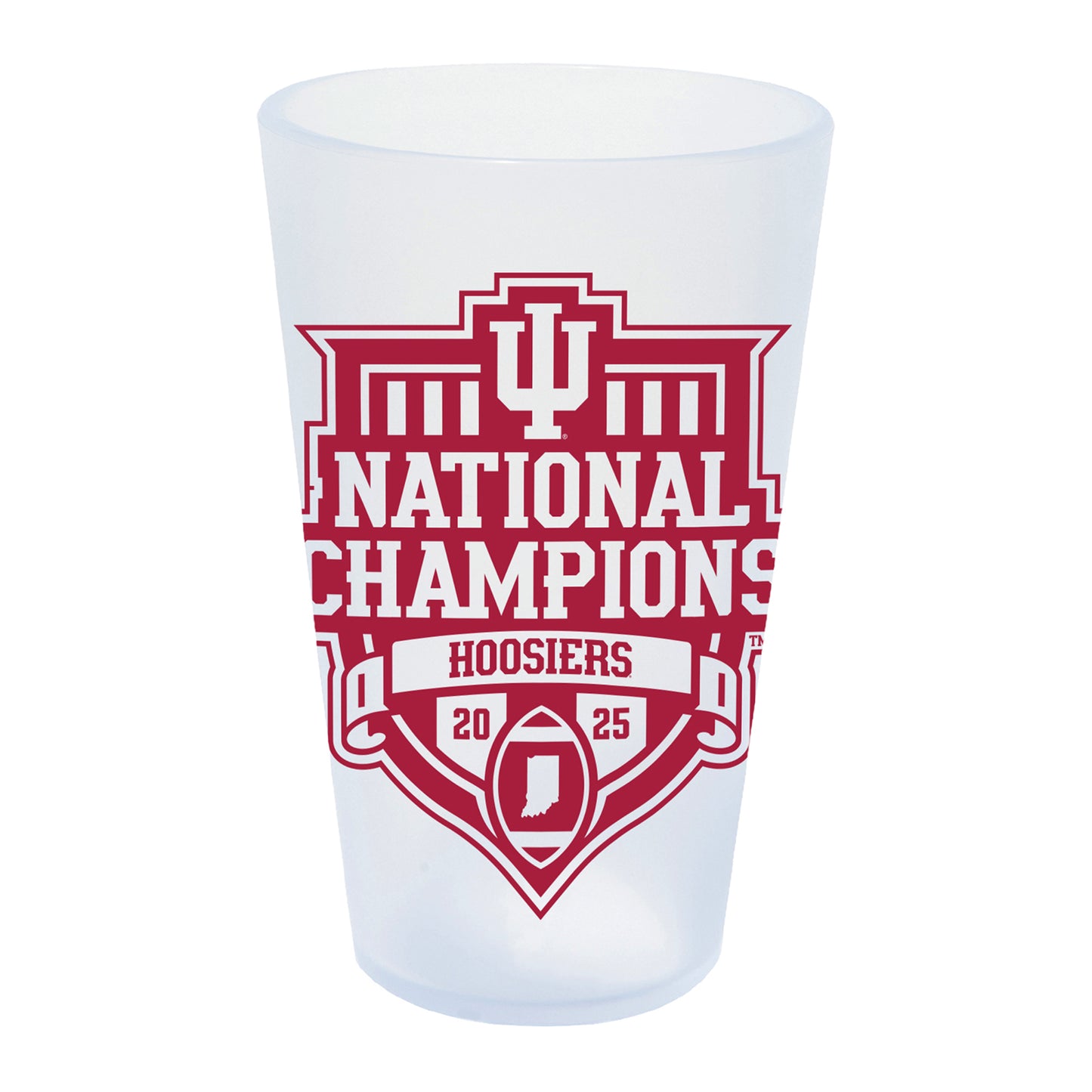 Indiana Hoosiers College Football Playoff National Champions Silicone Pint