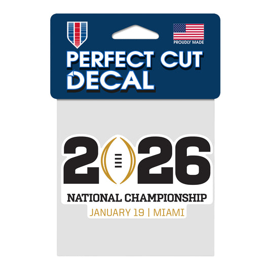 College Football Playoff 2026 National Championship Game Wincraft Decal - Full View