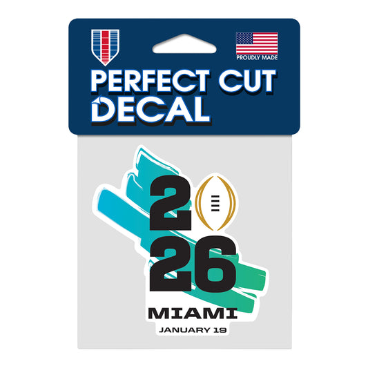 College Football Playoff Miami National Championship Game Wincraft Decal - Full View