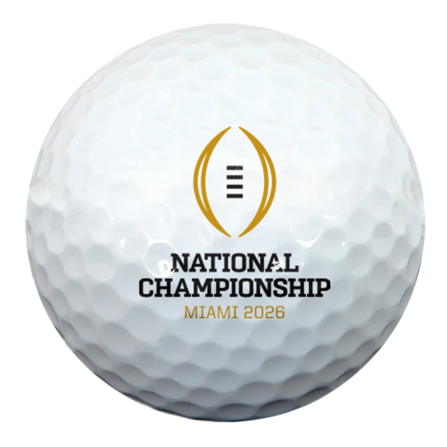 College Football Playoff Miami National Championship Game Wincraft Golf Ball - Full View