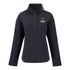 Ladies College Football Playoff National Championship Game 2026 Vertical Logo Hunts Point Eco Textured Fleece Recycled Womens Snap Jacket - Front View