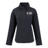Ladies College Football Playoff National Championship Game 2026 Miami Logo Hunts Point Eco Textured Fleece Recycled Womens Snap Jacket - Front View
