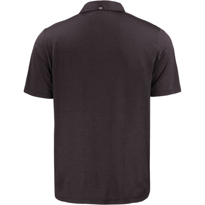 College Football Playoff National Championship Game 2026 Cutter & Buck Coastline Epic Comfort Recycled Polo In Black - Back View