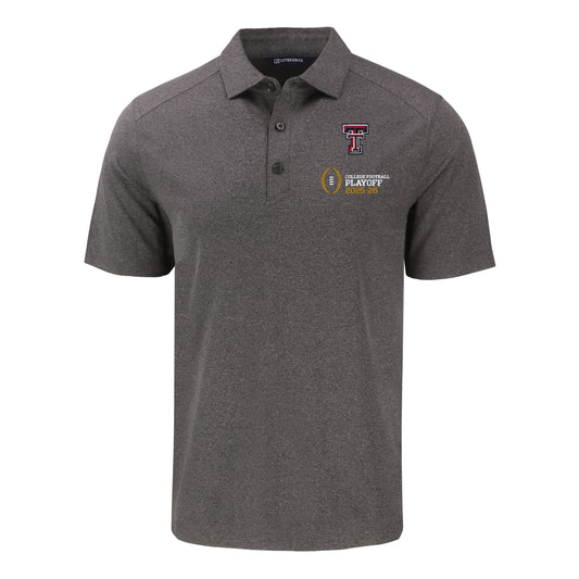 College Football Playoff 2026 Cutter & Buck Texas Tech Eco Stretch Polo