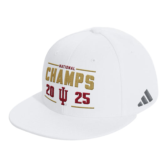 Indiana Hoosiers College Football Playoff National Champions White Snapback Hat