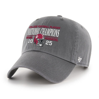 Indiana Hoosiers College Football Playoff National Champions Grey 47 Brand Clean Up Hat