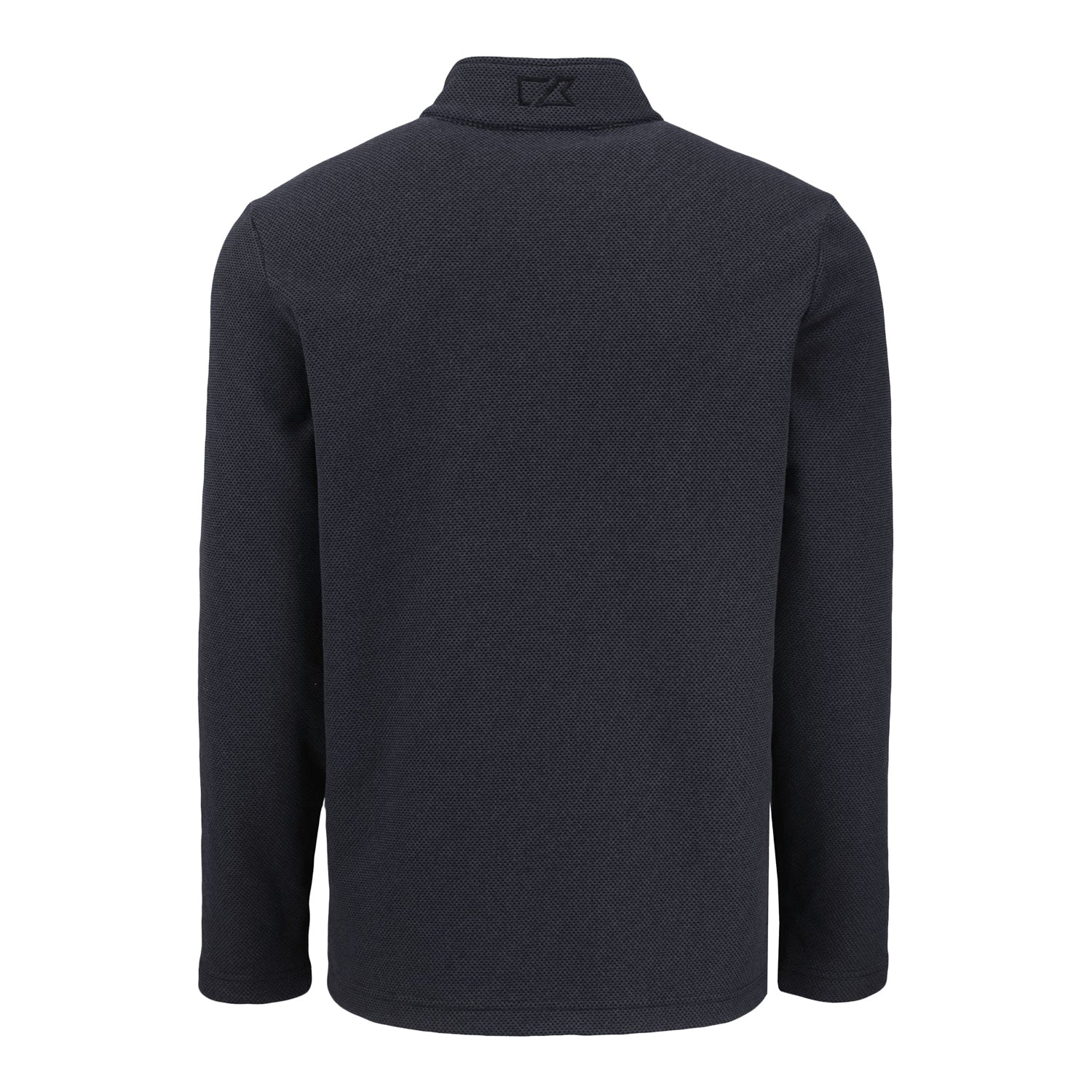 College Football Playoff National Championship Game 2026 Miami Logo Hunts Point Eco Textured Fleece Recycled Snap Jacket - Back View