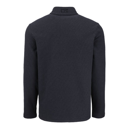 College Football Playoff National Championship Game 2026 Miami Logo Hunts Point Eco Textured Fleece Recycled Snap Jacket - Back View