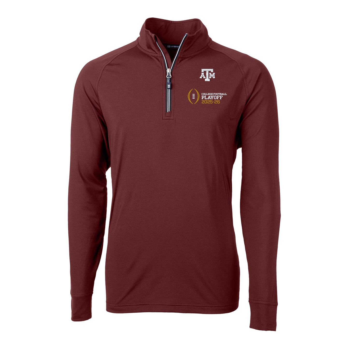 College Football Playoff 2026 Cutter & Buck Texas A&M 1/4 Zip Jacket