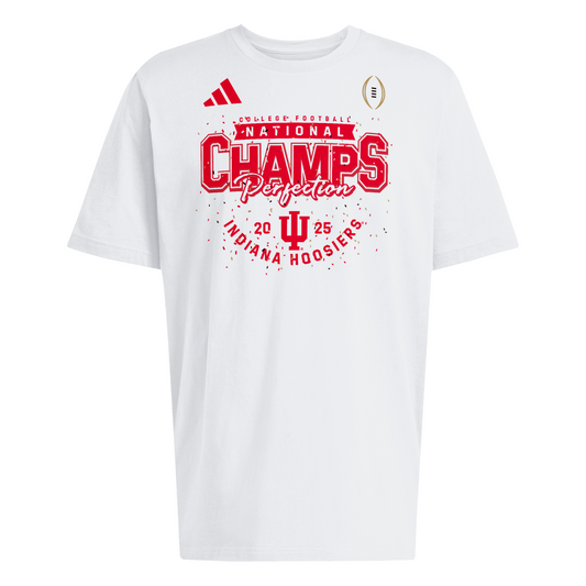 Indiana Hoosiers White Perfect Season National Champions Adidas T-Shirt