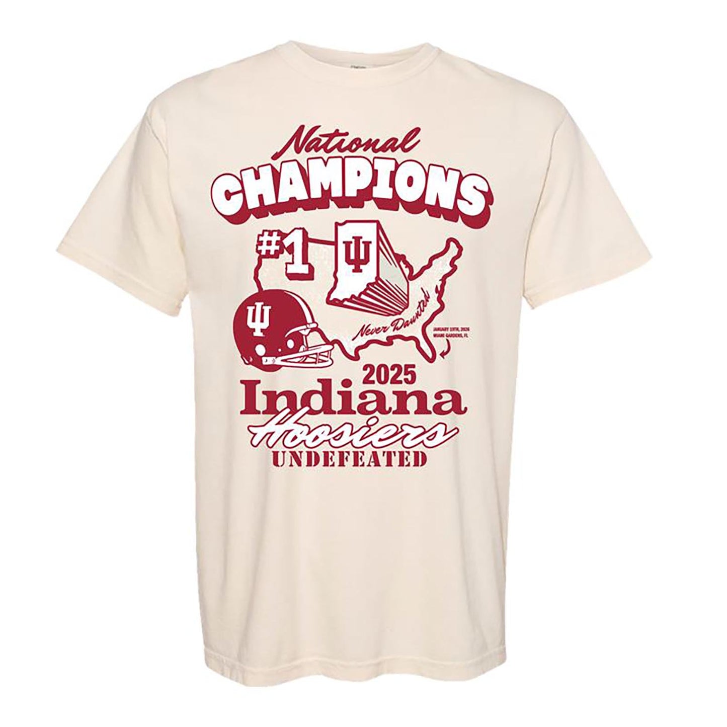 College Football Playoff 2026 Something Inked Indiana National Champions Retro T-Shirt