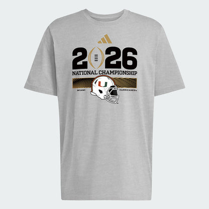 Adidas Miami 2026 National Championship Bound Fresh T-Shirt