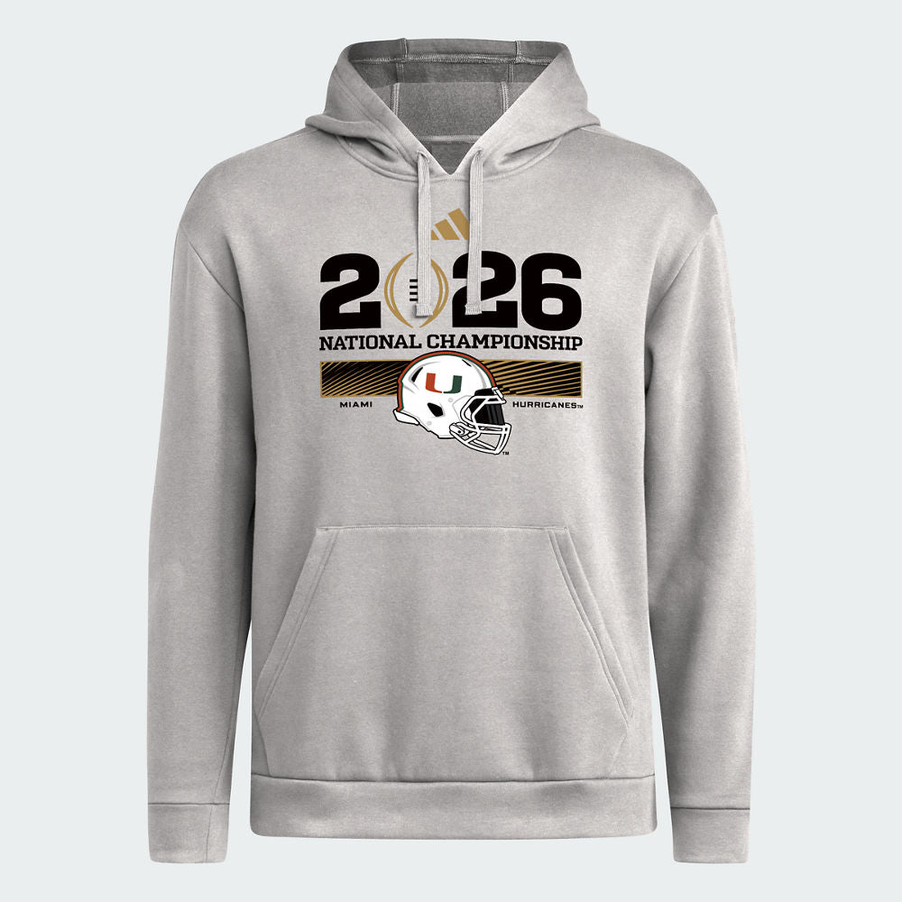 Adidas Miami 2026 National Championship Bound Fleece Hoodie