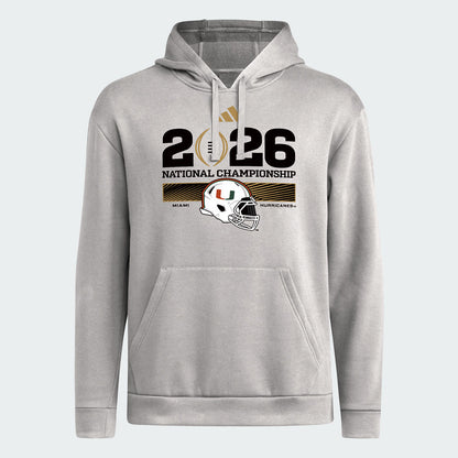 Adidas Miami 2026 National Championship Bound Fleece Hoodie