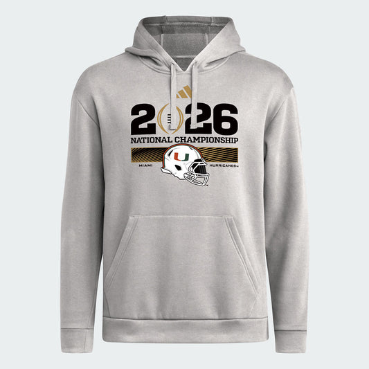Adidas Miami 2026 National Championship Bound Fleece Hoodie