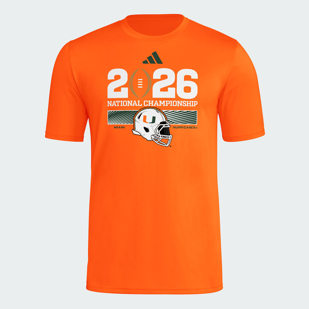 Adidas Miami 2026 National Championship Bound Pregame T-Shirt