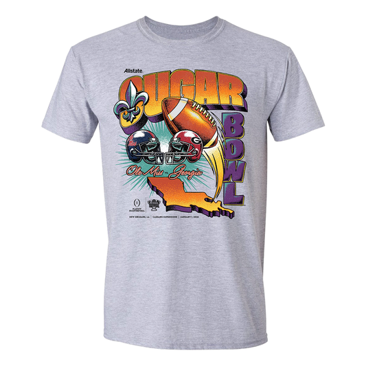 Allstate Sugar Bowl 2026 Ole Miss vs Georgia Vintage Matchup T-shirt