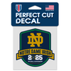 College Football Playoff 2025 Notre Dame 4"x 4" Decal