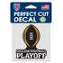 College Football Playoff 4"x4" Decal - Front View