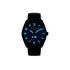 College Football Playoff 2023 KAIROS II #2 Stainless Steel Watch in Black - Front, Lit View