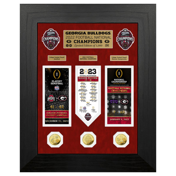 College Football Playoff 2023 Road to the Championship Deluxe Ticket Photo Frame - Front View