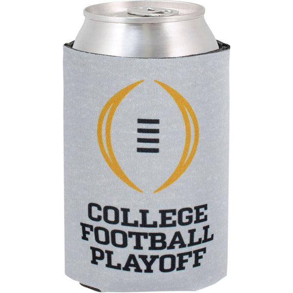 College Football Playoff Two-Tone 12oz Coozie in Grey - Front View