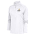 Ladies College Football Playoff Tribute White 1/2 Zip Jacket - Front View