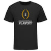 College Football Playoff Logo Black T-Shirt