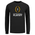 College Football Playoff Logo Black Long Sleeve - Front View