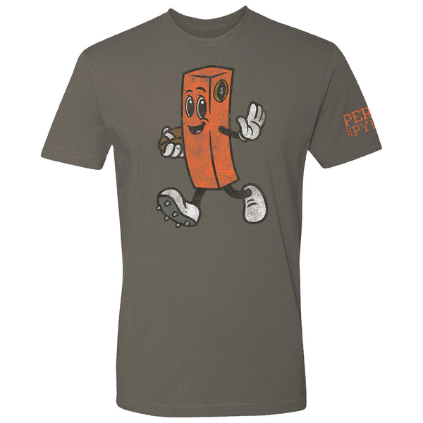 College Football Playoff Perry the Pylon Gift with Purchase T-Shirt in Grey - Front View