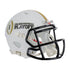 College Football Playoff White Mini Helmet - Front View