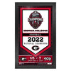 College Football Playoff 2023 National Championship Banner Frame